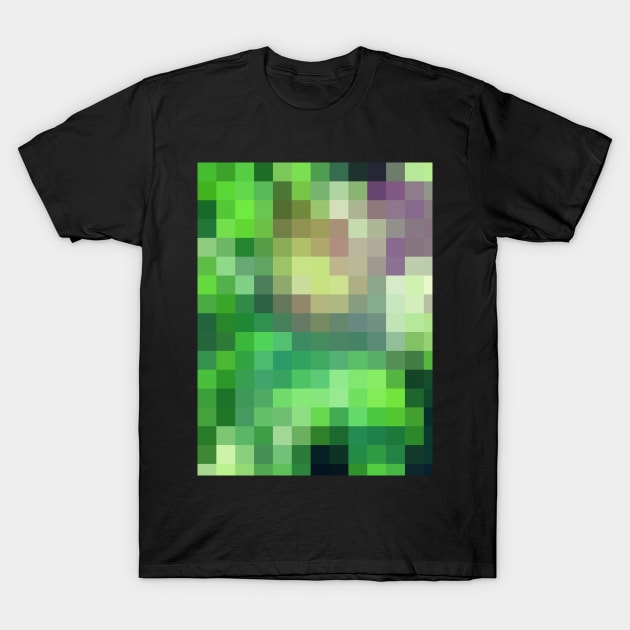 Mosaic of Summer Green Leafs T-Shirt by Peaceful Space AS